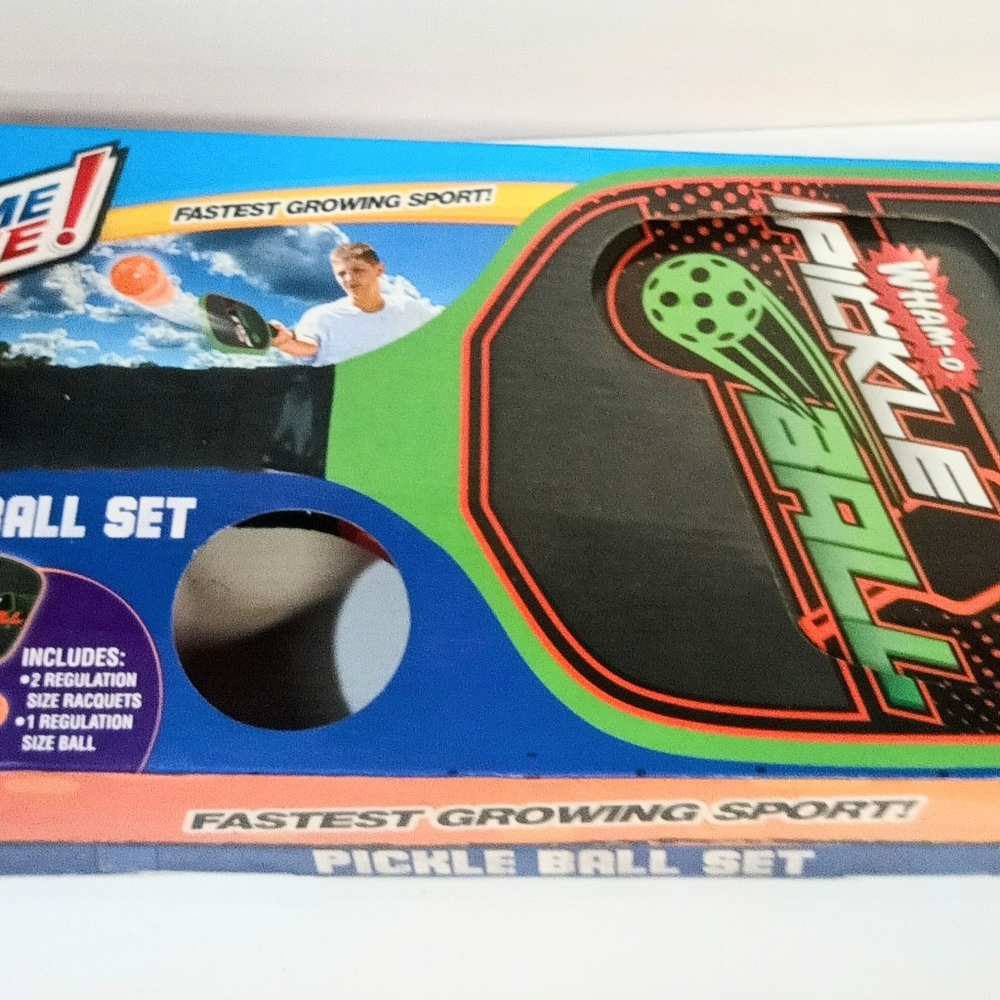 Brand New Wham-O Game Time Pickleball Set Fastest Growing Sport Kit